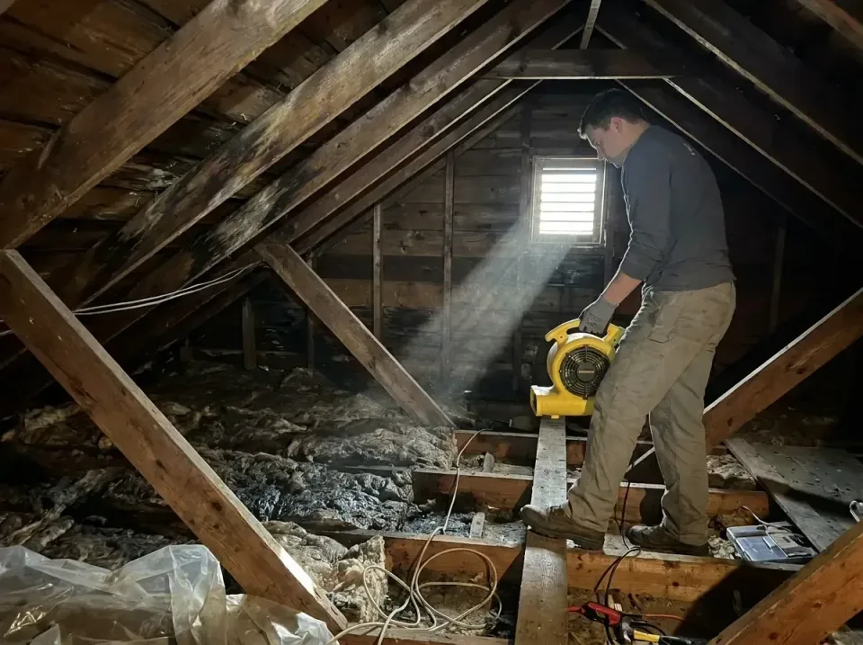 attic-water-damage-drying-proc-007 — frequently asked questions, Emergency Water Extraction & 24/7 Flood Response in Naugatu…